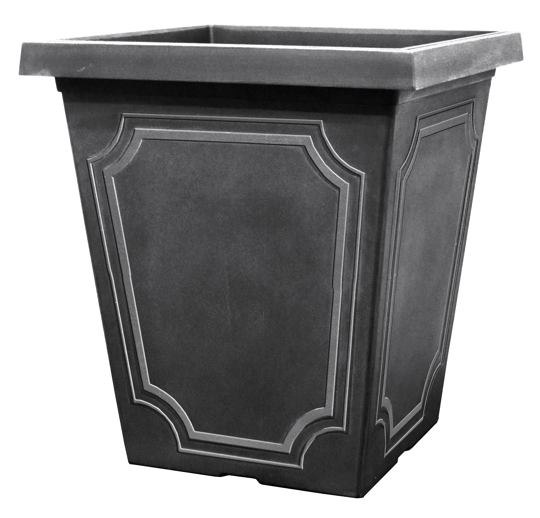 14 Tall Estate Square Planter Chalk - 21 per case - Decorative Planters